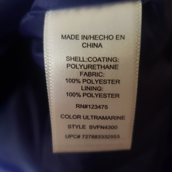 Sofia Vergara Jacket Vegan Blue size Large - Picture 8 of 8